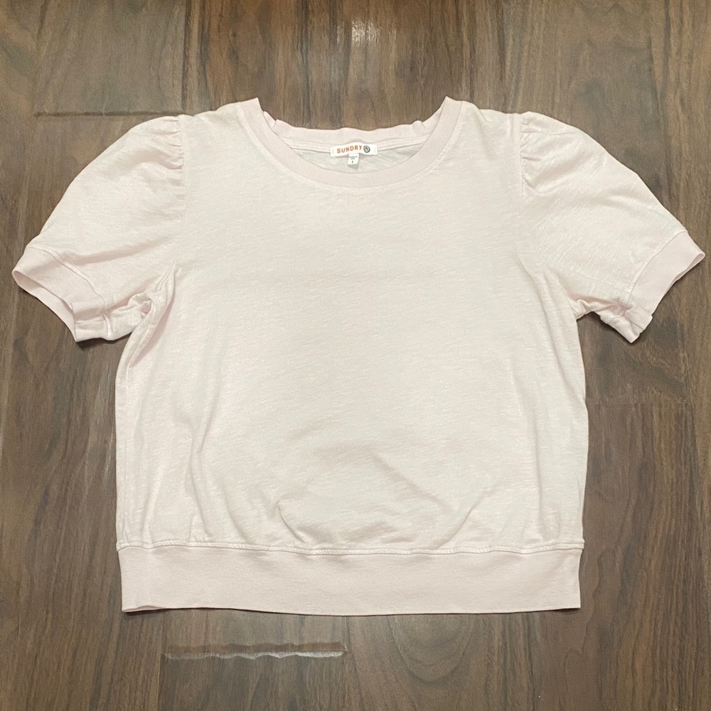 Sundry Soft Pink Short Sleeve Tee